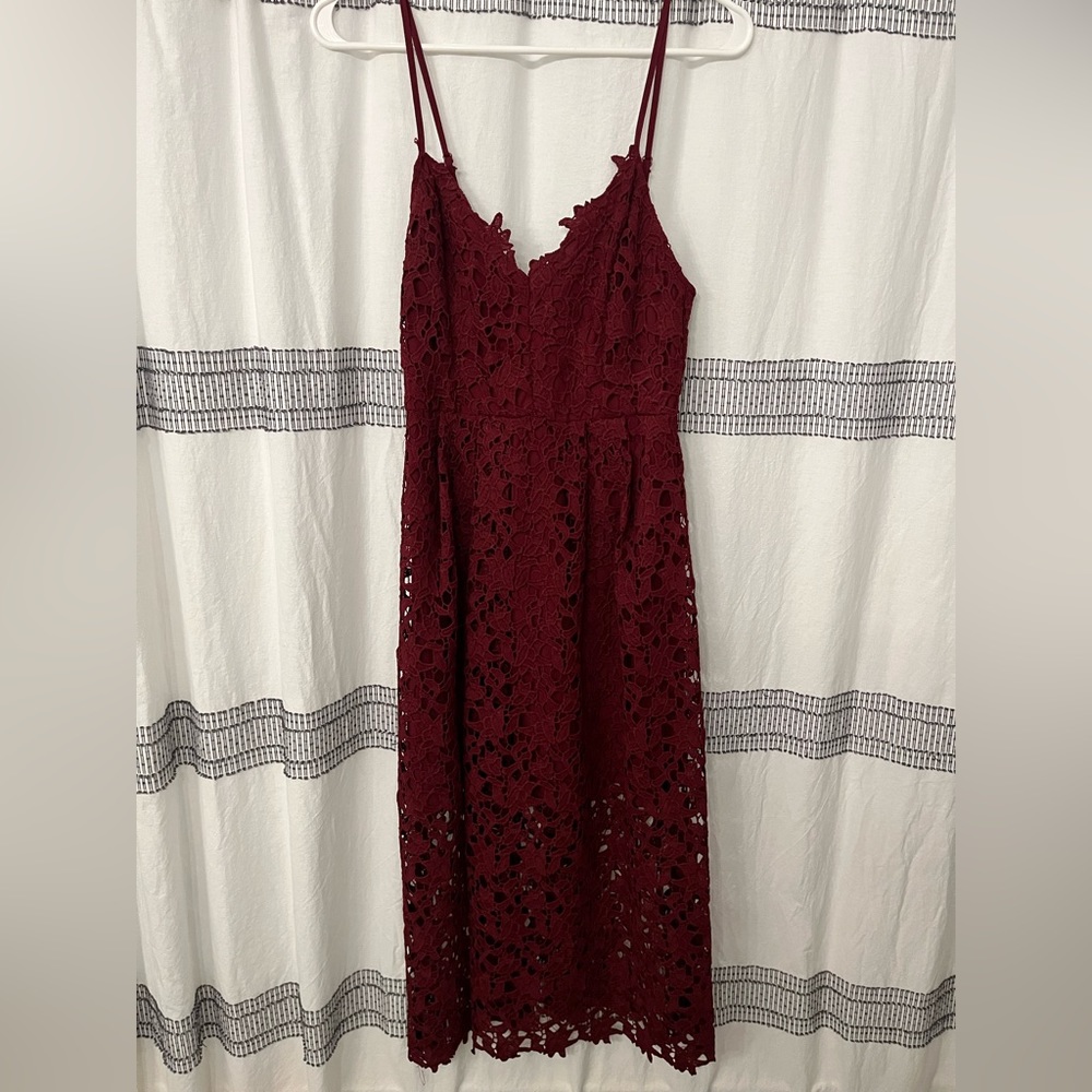 ASTR Lace Midi Dress - Nordstrom